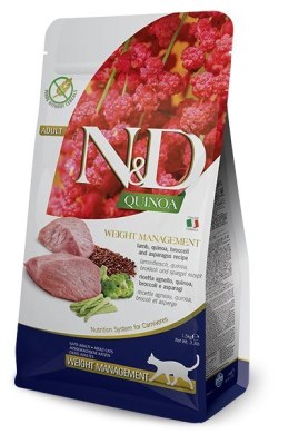 FARMINA N&D Quinoa Weight Management Lamb - sucha karma dla kota - 5kg Farmina