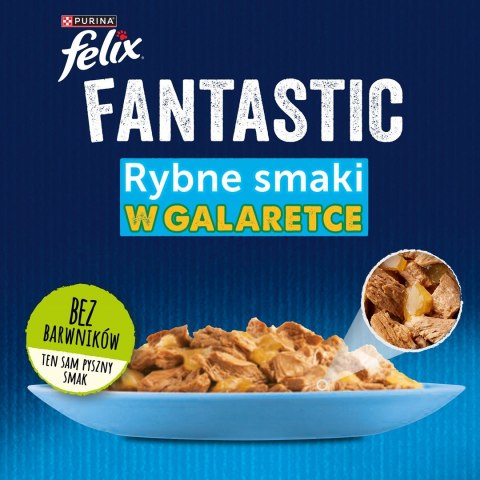 FELIX Fantastic Ryba - mokra karma dla kota - 12x85g PURINA NESTLE FELIX Fantastic Ryba - mokra karma dla kota - 12x85g PURINA NESTLE
