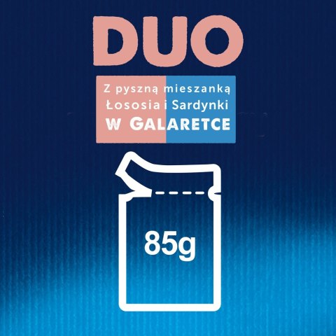 Felix Fantastic Duo Sardynka Łosoś - mokra karma dla kota - 85g PURINA NESTLE Felix Fantastic Duo Sardynka Łosoś - mokra karma dla kota - 85g PURINA NESTLE