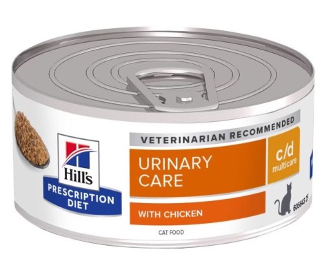 HILL'S Feline c/d Urinary Care Gulasz z kurczakiem - mokra karma dla kota - 82 g Hill's
