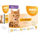 IAMS Delights bogata kurczaka w sosie 85g kocięta EUKANUBA
