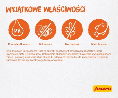 JOSERA Pate kurczak ze szpinakiem - mokra karma dla kota - 85 g JOSERA JOSERA Pate kurczak ze szpinakiem - mokra karma dla kota - 85 g JOSERA