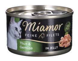 MIAMOR Feine Filets - filety mięsne smak: tuńczyk z warzywami 100g Miamor