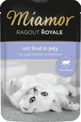 MIAMOR Ragout Royale Kitten smak: wołowina - saszetka 100g Miamor