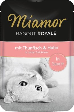 MIAMOR Ragout Royale smak: tuńczyk z kurczakiem w sosie - saszetka 100g Miamor
