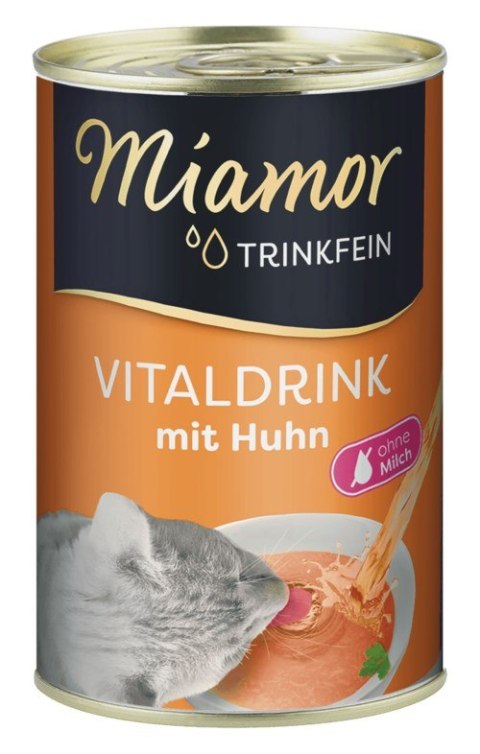 MIAMOR Vitaldrink Z Kurczakiem Puszka 135g Miamor