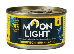 Moonlight Dinner Nr 4 - Tuńczyk, kurczak, łosoś 80g Moonlight