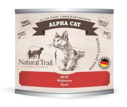 NATURAL TRAIL Cat Alpha Beef puszka 200g Natural Trail