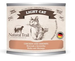 NATURAL TRAIL Cat Light Chicken, Shrimps 200g Natural Trail
