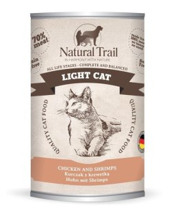 NATURAL TRAIL Cat Light Chicken, Shrimps 400g Natural Trail