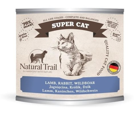 NATURAL TRAIL Cat Super Lamb,Rabbit,Wildboar 200g Natural Trail NATURAL TRAIL Cat Super Lamb,Rabbit,Wildboar 200g Natural Trail