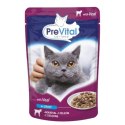 PREVITAL cielęcina w sosie dla kotów 100g. PREVITAL