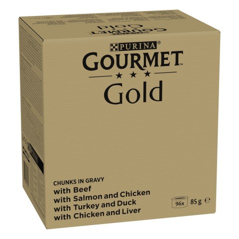 PURINA GOURMET GOLD Kawałki w sosie 96x85g PURINA NESTLE PURINA GOURMET GOLD Kawałki w sosie 96x85g PURINA NESTLE