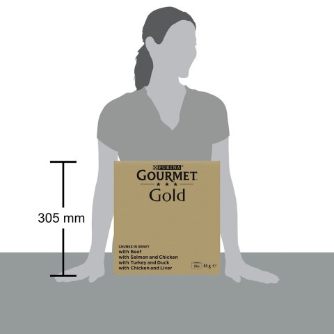 PURINA GOURMET GOLD Kawałki w sosie 96x85g PURINA NESTLE PURINA GOURMET GOLD Kawałki w sosie 96x85g PURINA NESTLE
