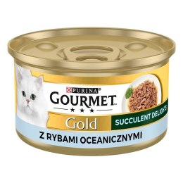 PURINA Gourmet Gold Succulent Delights Ryba oceaniczna - mokra karma dla kota - 85 g PURINA NESTLE
