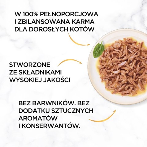 PURINA Gourmet Gold Succulent Delights Ryba oceaniczna - mokra karma dla kota - 85 g PURINA NESTLE