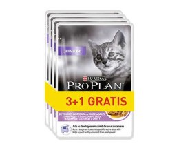 PURINA Pro Plan Junior Indyk - mokra karma dla kota - 85g 3+1 saszetka gratis PURINA NESTLE