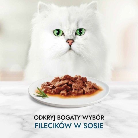 Purina Gourmet Perle fileciki w sosie Mix Smaków - mokra karma dla kota - 60x85 g PURINA NESTLE Purina Gourmet Perle fileciki w sosie Mix Smaków - mokra karma dla kota - 60x85 g PURINA NESTLE