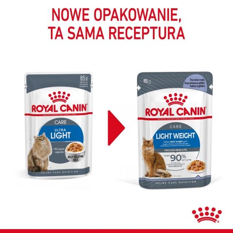 ROYAL CANIN FCN Light Weight Care w galaretce - mokra karma dla kota dorosłego - 12x85g Royal Canin ROYAL CANIN FCN Light Weight Care w galaretce - mokra karma dla kota dorosłego - 12x85g Royal Canin