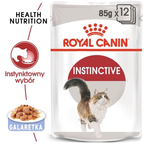 ROYAL CANIN FHN Instinctive w galaretce - mokra karma dla kota dorosłego - 12x85g Royal Canin ROYAL CANIN FHN Instinctive w galaretce - mokra karma dla kota dorosłego - 12x85g Royal Canin