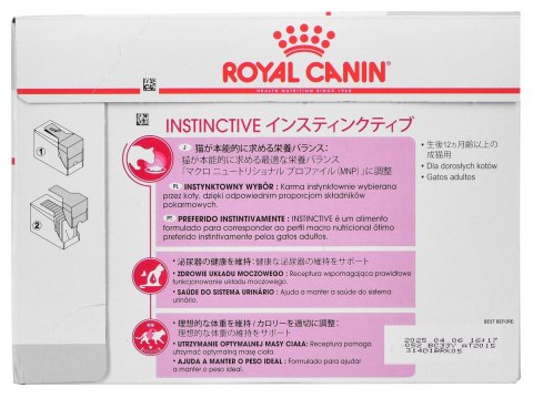 ROYAL CANIN FHN Instinctive w sosie - mokra karma dorosłych kotów - 12x 85 g Royal Canin ROYAL CANIN FHN Instinctive w sosie - mokra karma dorosłych kotów - 12x 85 g Royal Canin