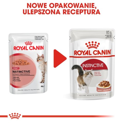 ROYAL CANIN FHN Instinctive w sosie - mokra karma dorosłych kotów - 12x 85 g Royal Canin ROYAL CANIN FHN Instinctive w sosie - mokra karma dorosłych kotów - 12x 85 g Royal Canin