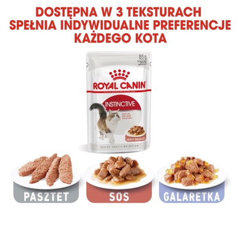 ROYAL CANIN FHN Instinctive w sosie - mokra karma dorosłych kotów - 12x 85 g Royal Canin ROYAL CANIN FHN Instinctive w sosie - mokra karma dorosłych kotów - 12x 85 g Royal Canin