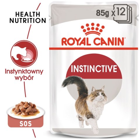 ROYAL CANIN FHN Instinctive w sosie - mokra karma dorosłych kotów - 12x 85 g Royal Canin ROYAL CANIN FHN Instinctive w sosie - mokra karma dorosłych kotów - 12x 85 g Royal Canin