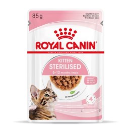 ROYAL CANIN FHN Kitten Sterilised w sosie - mokra karma dla kociąt - 12x85 g Royal Canin