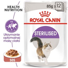 ROYAL CANIN FHN Sterilised w sosie - mokra karma dla kota dorosłego - 12x85g Royal Canin