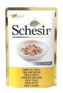 SCHESIR dla kotów Adult Tuńczyk z Filecikami z Kurczaka 85g Agras Pet Foods