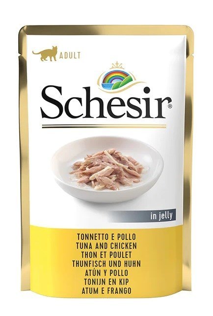 SCHESIR dla kotów Adult Tuńczyk z Filecikami z Kurczaka 85g Agras Pet Foods SCHESIR dla kotów Adult Tuńczyk z Filecikami z Kurczaka 85g Agras Pet Foods