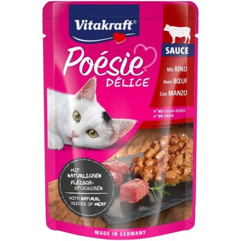 VITAKRAFT POESIE DELICE wołowina dla kota 85g VITAKRAFT POESIE DELICE wołowina dla kota 85g