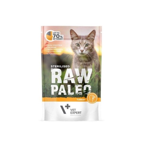 VetExpert Raw Paleo sterilised Indyk saszetka 100g VetExpert VetExpert Raw Paleo sterilised Indyk saszetka 100g VetExpert