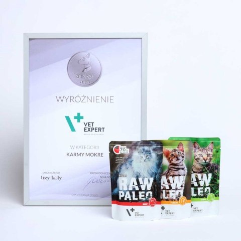 VetExpert Raw Paleo sterilised Wołowina saszetka 100g VetExpert VetExpert Raw Paleo sterilised Wołowina saszetka 100g VetExpert