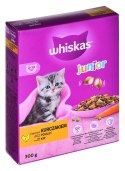 WHISKAS Junior z kurczakiem - sucha karma dla kota - 300 g Whiskas
