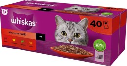WHISKAS Saszetki drób,jagnię,woł dla kota 40x85g Whiskas