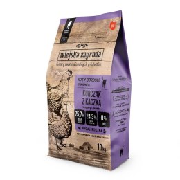 Wiejska Zagroda Kurczak z kaczką dla kotów 10kg Wiejska zagroda