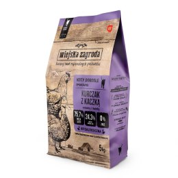 Wiejska Zagroda Kurczak z kaczką dla kotów 5kg Wiejska zagroda
