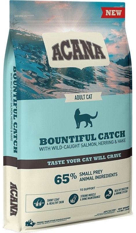 ACANA Bountiful Catch - sucha karma dla kotów - 4,5kg ACANA ACANA Bountiful Catch - sucha karma dla kotów - 4,5kg ACANA