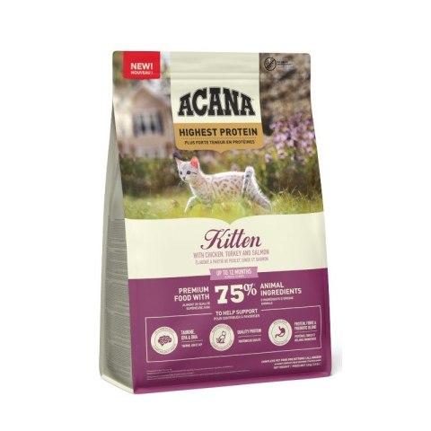 ACANA KITTEN Kurczak, indyk, łosoś dla kociąt 1,8kg ACANA