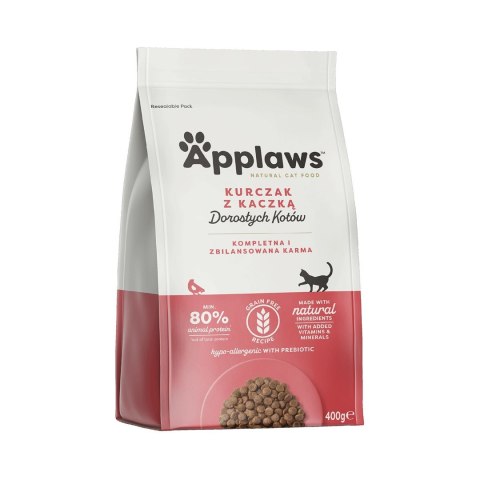 Applaws Cat Dry Chicken with Extra Duck 400g Applaws Applaws Cat Dry Chicken with Extra Duck 400g Applaws
