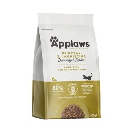 Applaws Cat Dry Chicken with Extra Lamb 400g Applaws