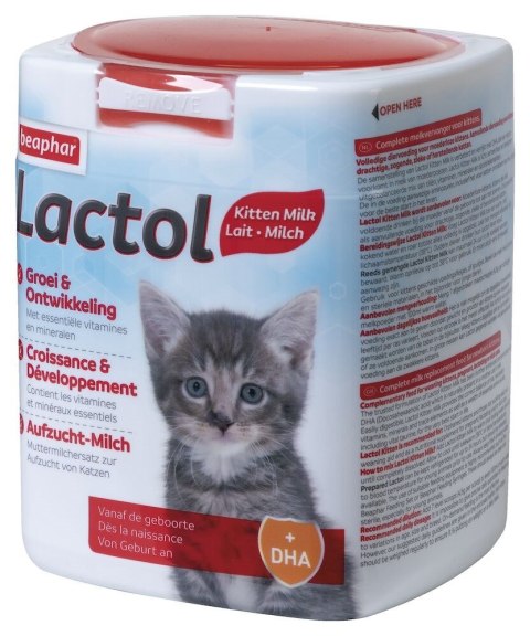 BEAPHAR Lactol Kitty Milk - pokarm mlekozastępczy dla kociąt - 500g Beaphar