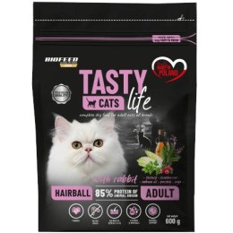 BIOFEED TASTY CATS LIFE HAIRBALL WITH RABBIT 600G BIOFEED