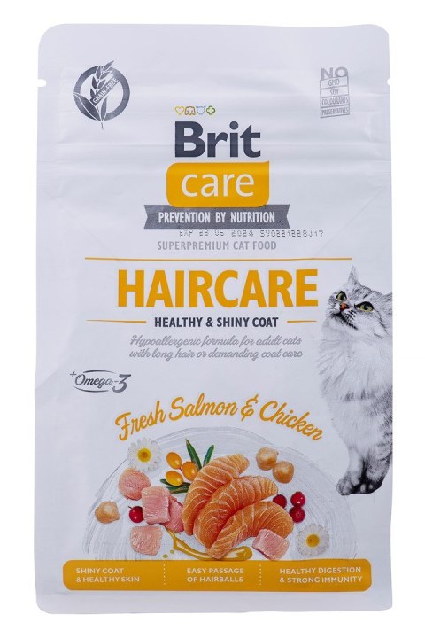 BRIT Care Grain-Free Adult Haircare Healthy&Shiny Coat - sucha karma dla kota - 400 g Brit BRIT Care Grain-Free Adult Haircare Healthy&Shiny Coat - sucha karma dla kota - 400 g Brit