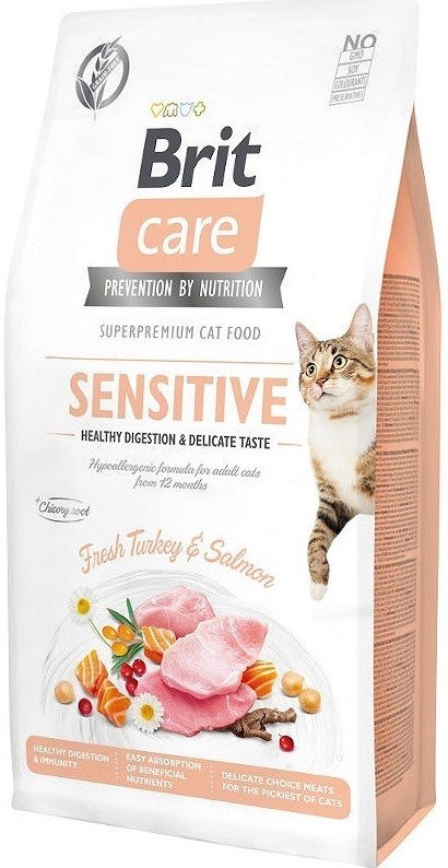 BRIT Care Grain-Free Sensitive Turkey&Salmon - sucha karma dla kota - 7 kg Brit BRIT Care Grain-Free Sensitive Turkey&Salmon - sucha karma dla kota - 7 kg Brit