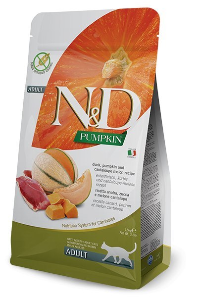 FARMINA N&D Pumpkin Duck, Pumpkin & Cantaloupe Melon Recipe - sucha karma dla kota - 1,5kg Farmina FARMINA N&D Pumpkin Duck, Pumpkin & Cantaloupe Melon Recipe - sucha karma dla kota - 1,5kg Farmina