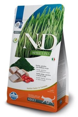 FARMINA N&D Spirulina Herring - sucha karma dla kota - 1.5 kg Farmina