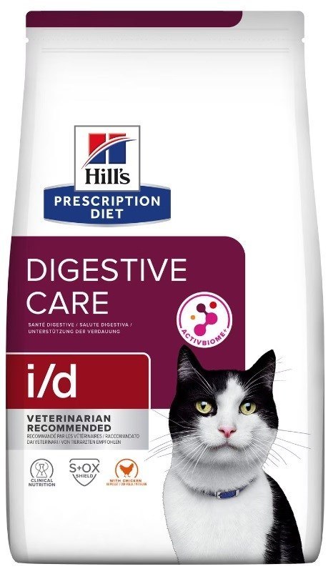 HILL'S Prescription Diet Digestive Care i/d Feline z kurczakiem - sucha karma dla kota - ochrona układu pokarmowego - 1,5 kg Hill's